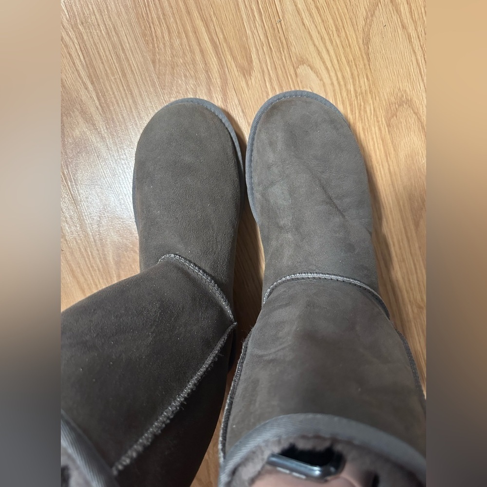 UGG Australia Classic Short II Ankle Boots for Women, Size US 8 - Gray - Picture 3 of 9